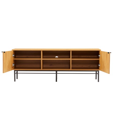 Meuble TV SCOTT 2 portes 2 niches
