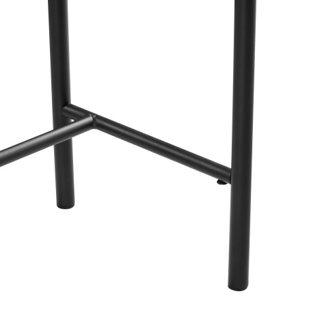 SCOTT Console Table with 2 Drawers - Black/Natural Wood Finish