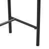 SCOTT Console Table with 2 Drawers - Black/Natural Wood Finish