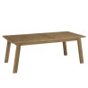 Table à manger de jardin CELESTIN en acacia 200x95cm