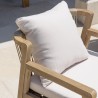 Lot de 2 fauteuils CELESTIN acacia/cordage synth. beige