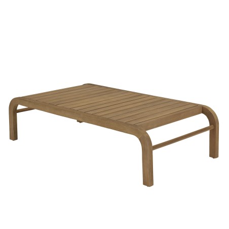 Salon de jardin CELESTIN en acacia/cordage synthétique beige
