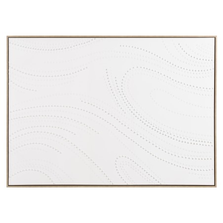 Décoration murale HOMER blanche à points 103x143cm