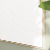 HOMER Wall Decoration 103x143cm White with Dots - Natural Frame