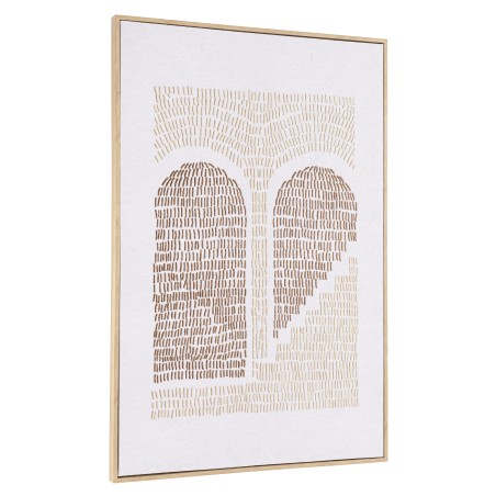 HOMER Wall Decoration 63x93cm Abstract Shapes No. 2 - Natural Frame