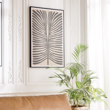 HOMER Wall Decoration A - Japanese Paper, Black Frame - 63x93cm