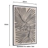HOMER Wall Decoration B - Japanese Paper, Black Frame - 63x93cm