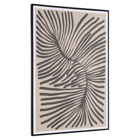 HOMER Wall Decoration B - Japanese Paper, Black Frame - 63x93cm