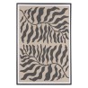 HOMER Wall Decoration C - 63x93cm Japanese Paper, Black Frame