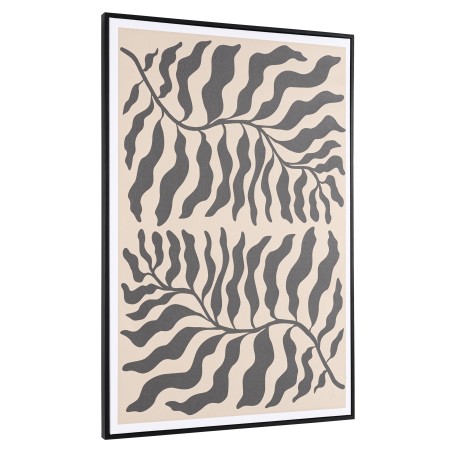 HOMER Wall Decoration C - 63x93cm Japanese Paper, Black Frame