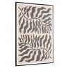 HOMER Wall Decoration C - 63x93cm Japanese Paper, Black Frame