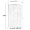 HOMER Wall Decoration 83x123cm - Abstract Lines No. 2