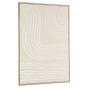 HOMER Wall Decoration C - Abstract Lines, Natural Frame - 83x123cm