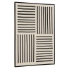 HOMER Wall Decoration A - Abstract Lines Black Frame 83x123cm