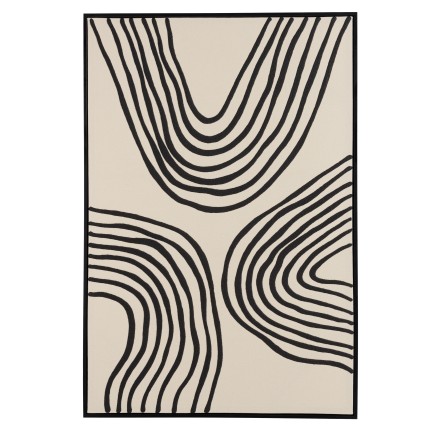 Décoration murale HOMER B - Lignes abstraites 83x123cm