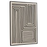 Décoration murale HOMER C lignes abstraites 83x123cm