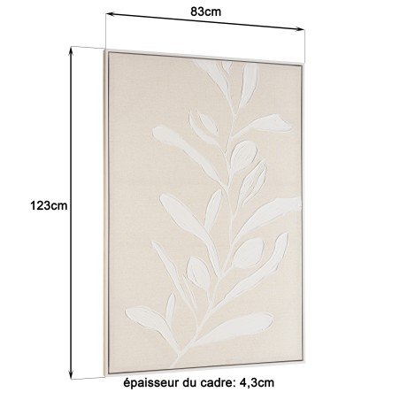 Décoration murale HOMER - Motifs fleurs n°1 83x123cm
