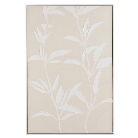 HOMER Wall Decoration 83x123cm Flower Motifs - Natural Frame