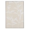 HOMER Wall Decoration 83x123cm Flower Motifs - Natural Frame
