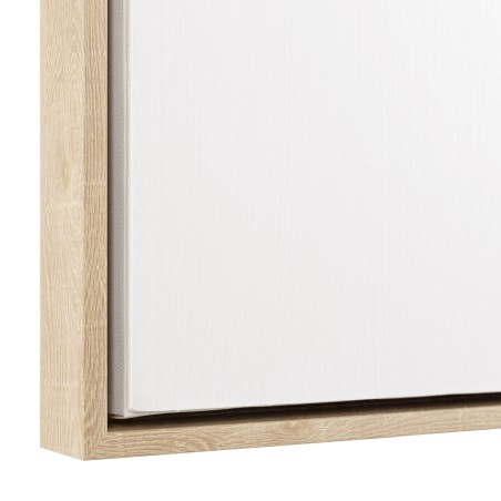 HOMER Wall Decoration - White Abstract Shapes in Relief 83x123cm