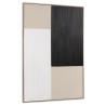 HOMER Wall Decoration 83x123cm - Two-Tone Frame - Mixed Materials