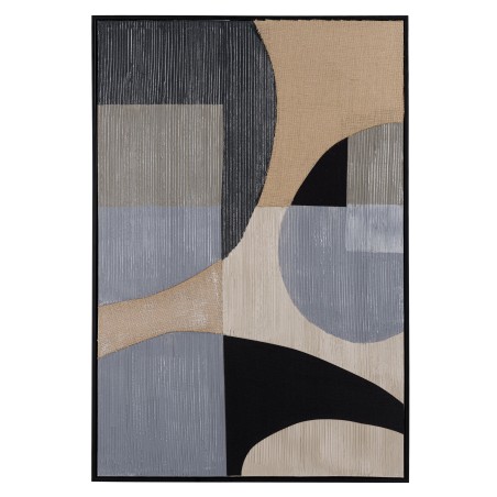 HOMER Wall Decoration 83x123cm Abstract Shapes No. 1 - Black Frame