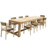 VALERIA - Set no. 2 Recycled Teak Garden Furniture Set for 8 People