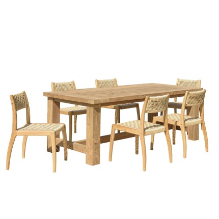 VALERIA - Set no. 13 Recycled Teak Garden Furniture Set