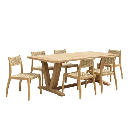 VALERIA - Set no. 15 Recycled Teak Garden Furniture Set
