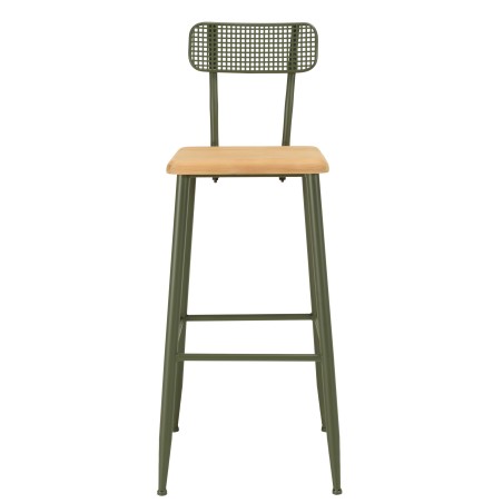 Ensemble bar HELENA - Pin et métal vert