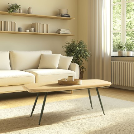 Table basse HELENA en pin naturel