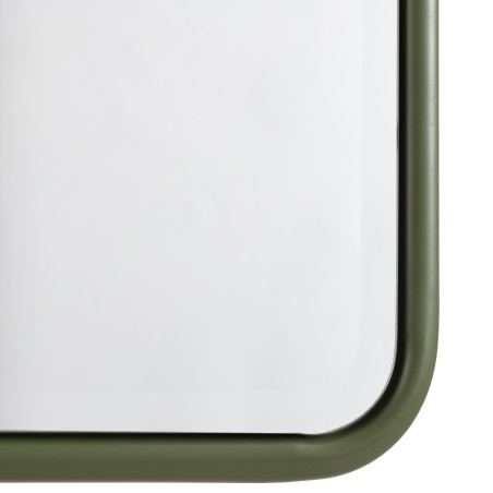 Miroir rectangulaire HELENA en métal vert