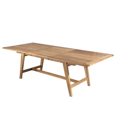FUN Teak Garden Furniture Set for 8/10 People - Outdoor Dining Set