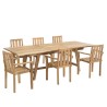 FUN Teak Garden Furniture Set for 8/10 People