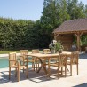 Salon de jardin en teck FUN 8/10 personnes