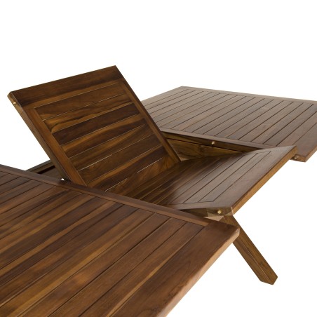 MAEVA Oiled Teak Garden Furniture Set for 8-10 People