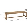 KALLY Set no. 5 Recycled Teak Garden Furniture Set for 8-10 People
