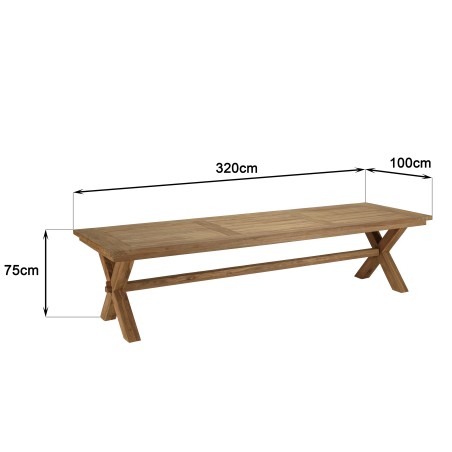 KALLY - Set no. 10 Recycled Teak Garden Furniture Set