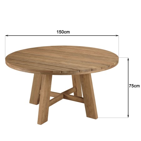 VALERIA - Set no. 25 Recycled Teak Garden Furniture Set