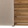 VICTOIRE 5-Seater Garden Furniture Set in Oiled Acacia