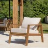 VICTOIRE - BONIFACIO 5-Seater Garden Furniture Set in Oiled Acacia