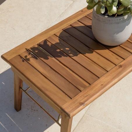 VICTOIRE 4-Seater Garden Furniture Set - Acacia & Rattan