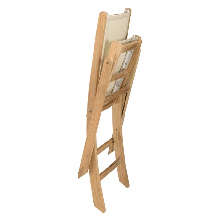 HARRIS - Lot No. 155 Teak and textilene garden furniture for 8/10 people