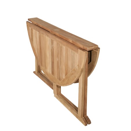 teak and textilene garden set for 4/6 people FUN