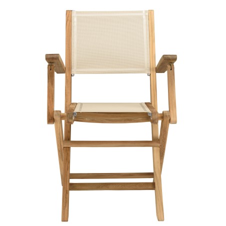 HARRIS - Lot No. 158 Teak and textilene garden furniture for 10/12 people