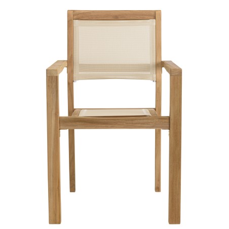 HARRIS - Lot No. 166 Teak and textilene garden furniture for 8/10 people