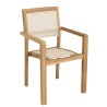 HARRIS - Lot No. 164 Teak and textilene garden furniture for 8/10 people