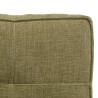 ANGELE - 1-seater convertible armchair in green fabric