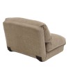 ANGELE - Chauffeuse 1 place multi-position en tissu couleur taupe