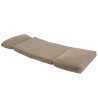 ANGELE - Chauffeuse 1 place multi-position en tissu couleur taupe